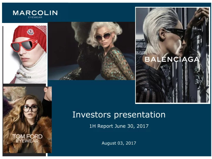 investors presentation