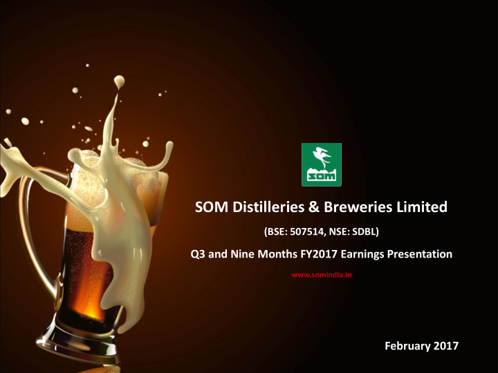 som distilleries breweries limited