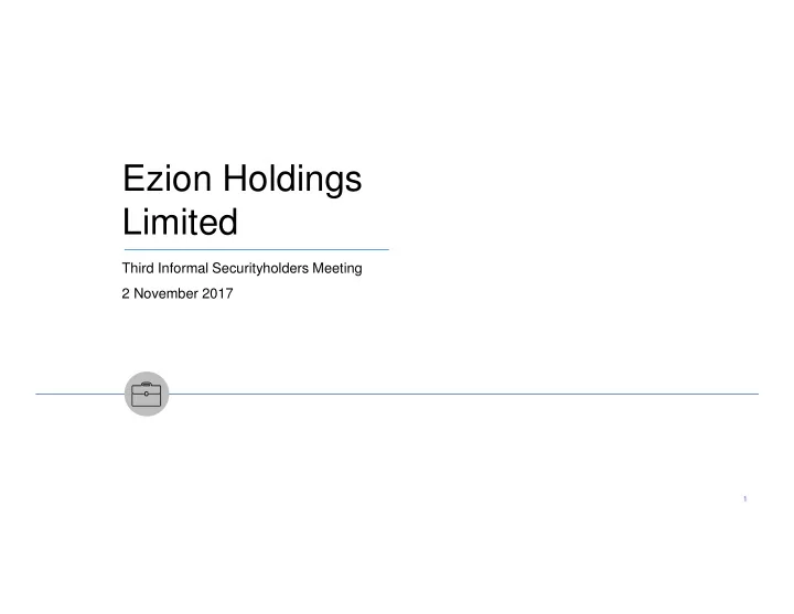 ezion holdings limited