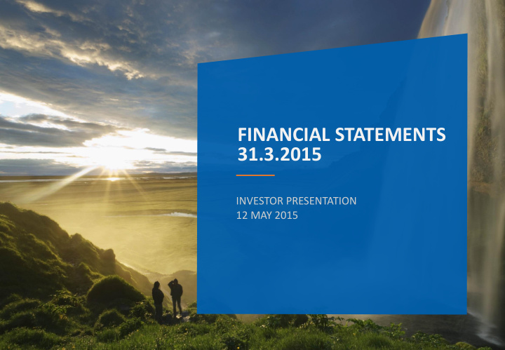 financial statements 31 3 2015