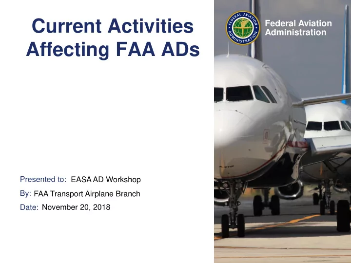 affecting faa ads