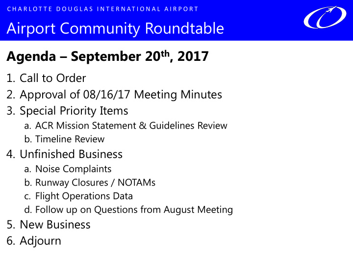 airport community roundtable