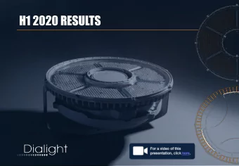 H1 2020 RESULTS  H1 RESULTS  Q1 trading in line, Q2 significantly impacted by COVID-19  Operating