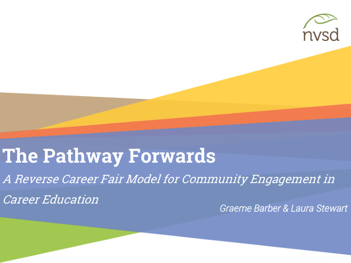 the pathway forwards