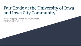 and Iowa City Community  Joseph Haggerty, Grace Holbrook, Brooklynn  Herrera, &amp; Jeren Glosser