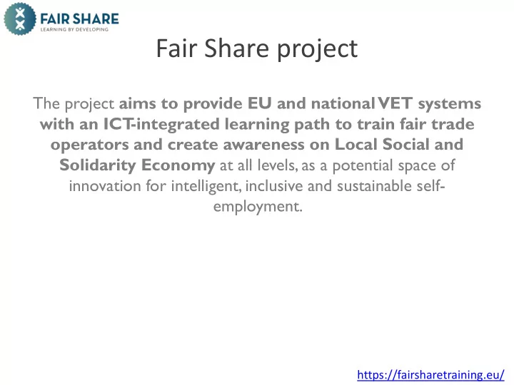fair share project