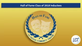 Hall of Fame Class of 2018 Inductees  Dick Sartz  Kathleen Pantzer  Scott and Mary Rathgaber