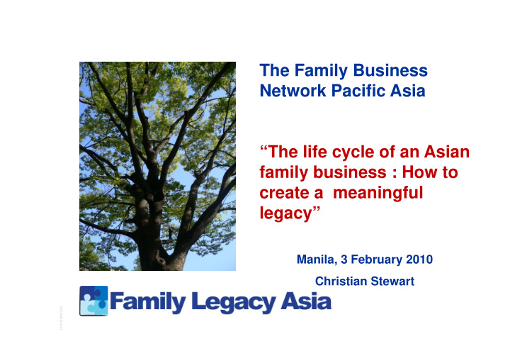 the family business network pacific asia the life cycle