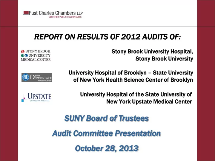 new w york upstate ate medical ical cent nter er suny bo