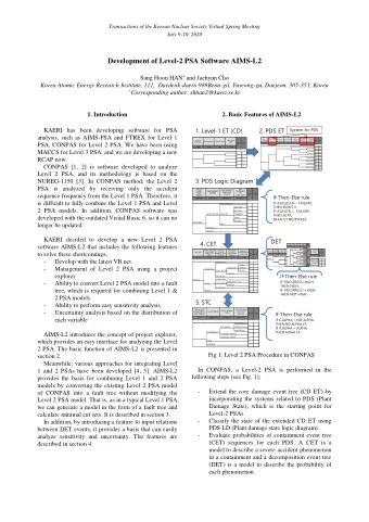 Development of Level-2 PSA Software AIMS-L2 Sang Hoon HAN  and Jaehyun Cho  Korea Atomic Energy