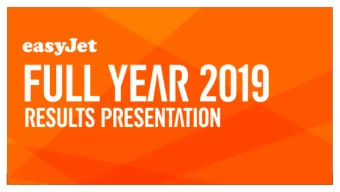 introduction  Johan Lundgren - CEO  Strong Summer performance  2019 Customer / Industry awards &gt;