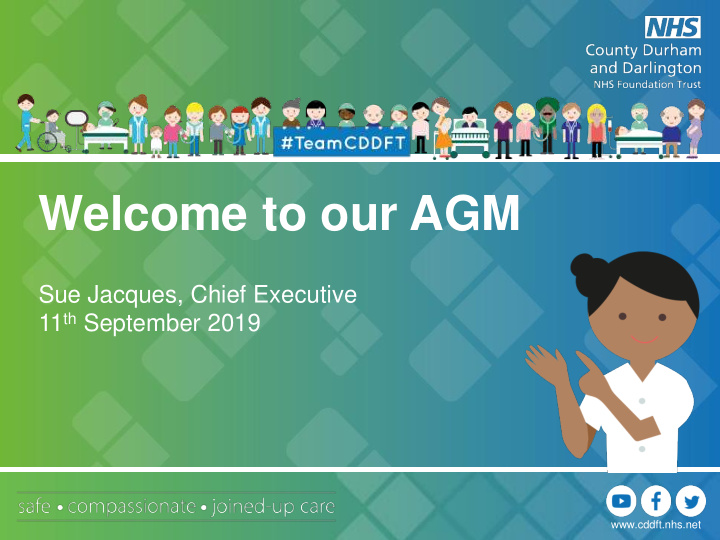 welcome to our agm