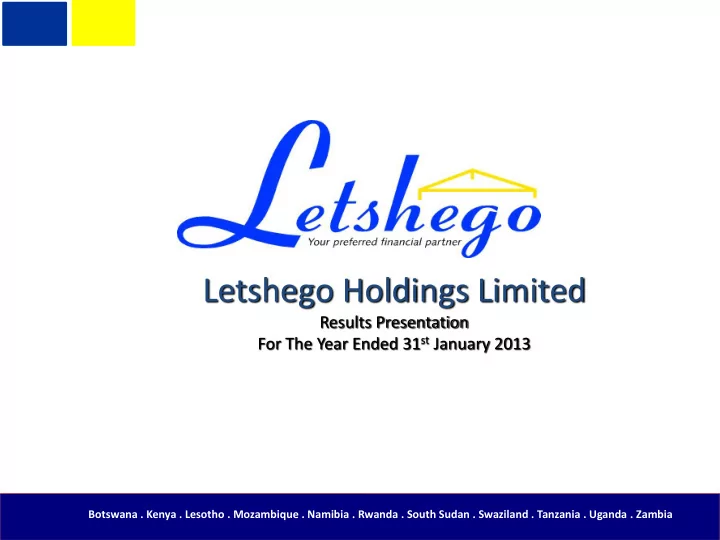 letshego holdings limited