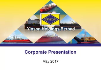 Corporate Presentation  May 2017  Disclaimer  NOT FOR PUBLICATION OR DISTRIBUTION, DIRECTLY OR