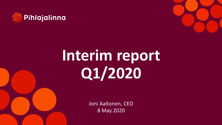 interim report