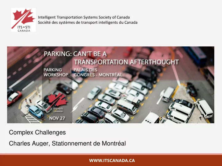 complex challenges charles auger stationnement de montr al