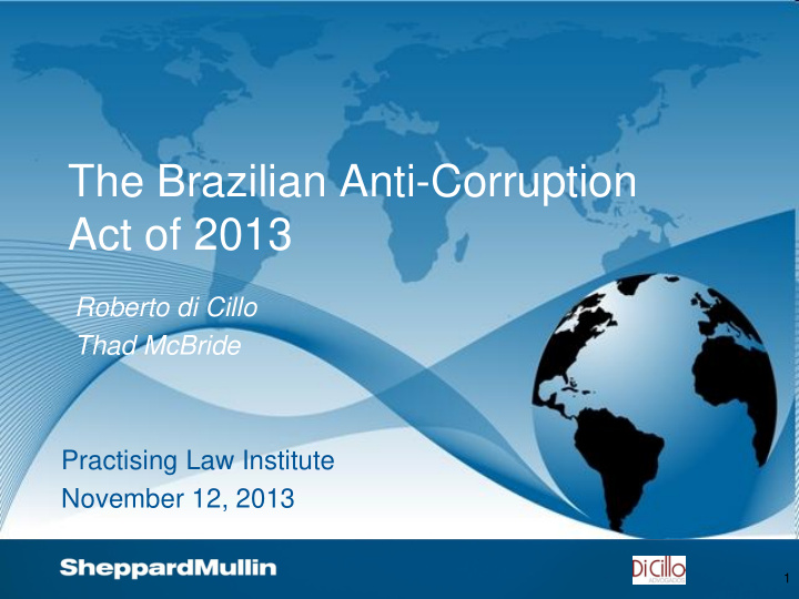 the brazilian anti corruption act of 2013