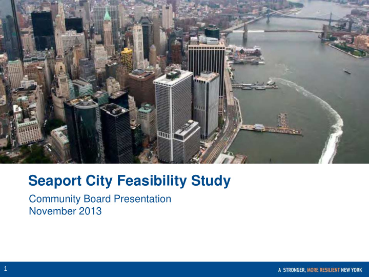 seaport city feasibility study