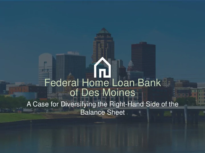 federal home loan bank of des moines