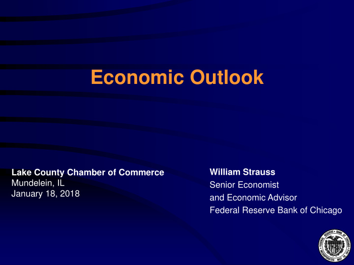 economic outlook