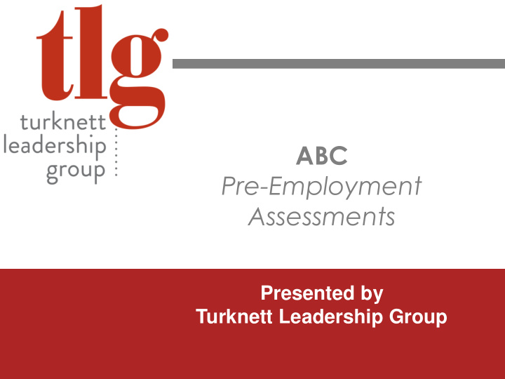 abc pre employment assessments