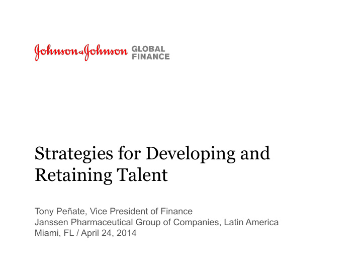strategies for developing and retaining talent