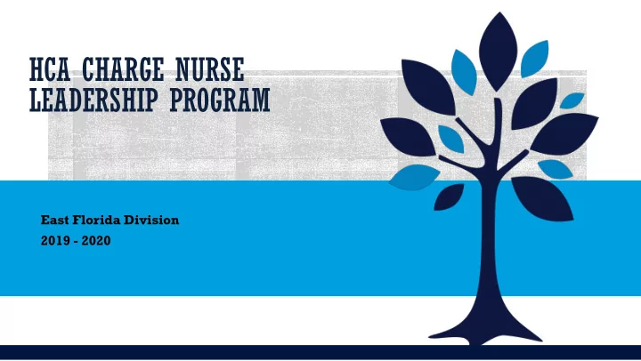hca charge nurse
