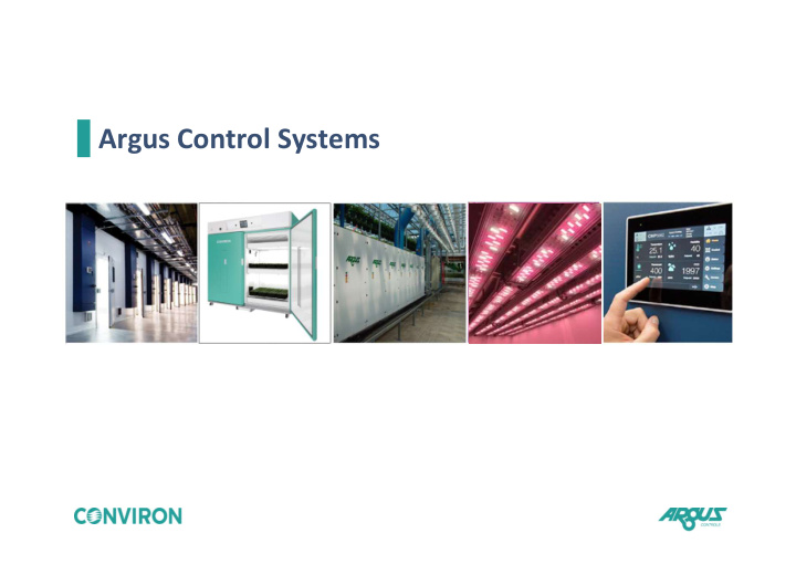 argus control systems our offering