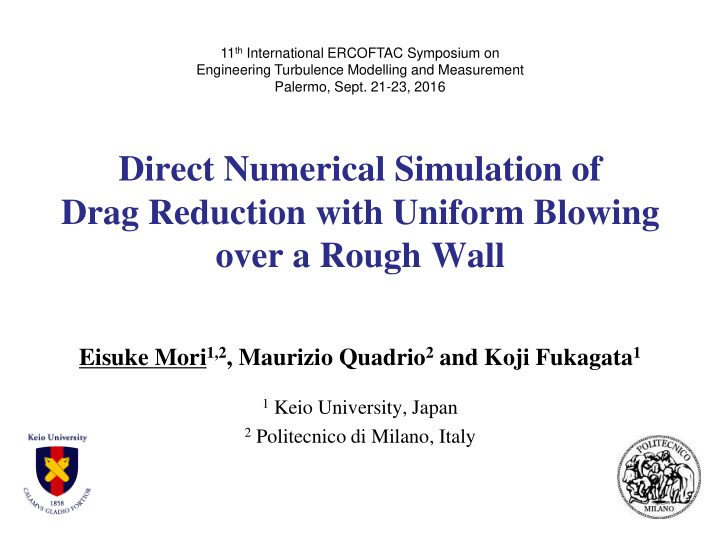 direct numerical simulation of