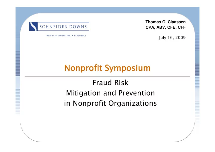 nonp onpro rofi fit symposium posium