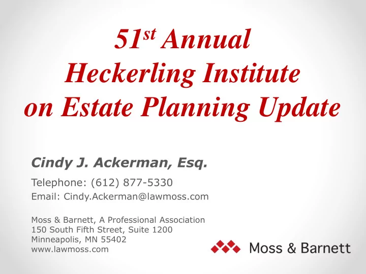 51 st annual