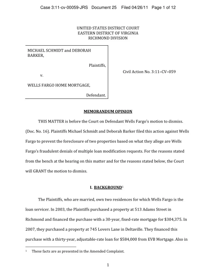 case 3 11 cv 00059 jrs document 25 filed 04 26 11 page 1