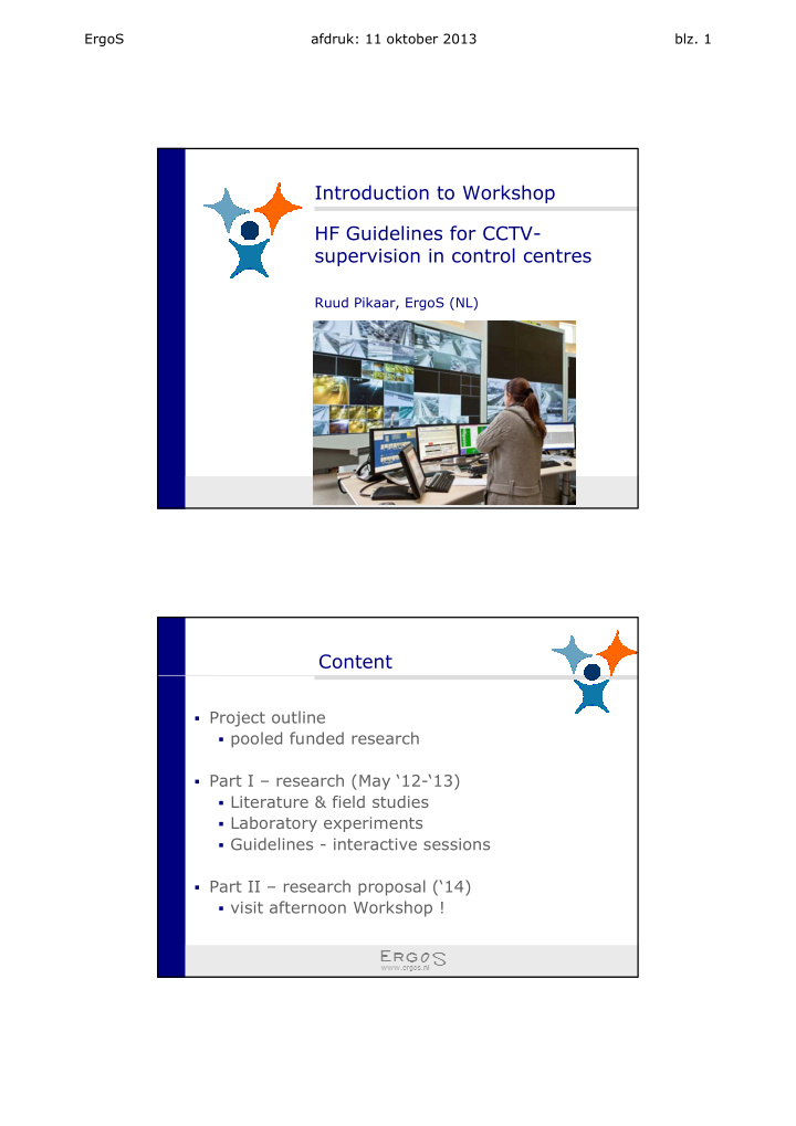 introduction to workshop hf guidelines for cctv