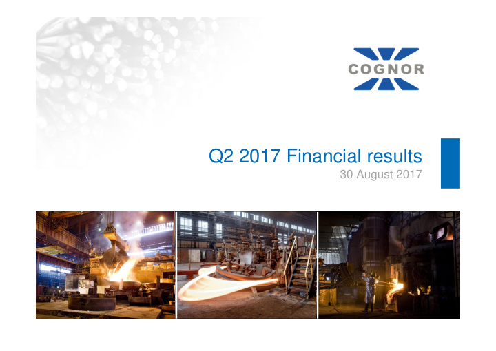 q2 2017 financial results