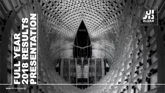 ON  TION  TS  SULTS  NTATI  2018 RESUL  FULL YEAR  YEAR  SENT  2018 RE  PRESE  FULL  PRE  Al Aldar