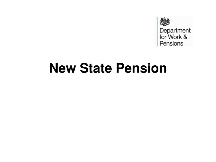 new state pension the new state pension will effect those