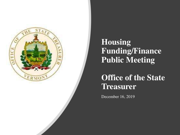 housing funding finance public meeting office of the