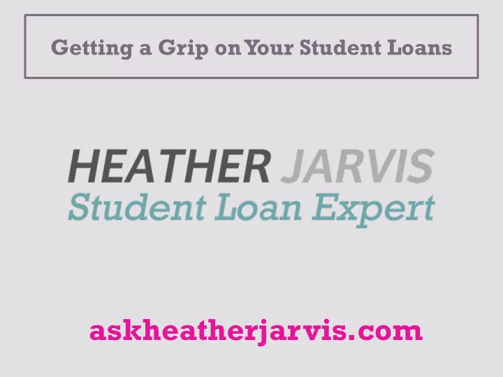 askheatherjarvis com today s plan