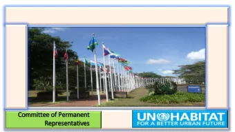 Committee of  f Permanent  Representativ ives  Presentation on  2017  Financial Statements  for the