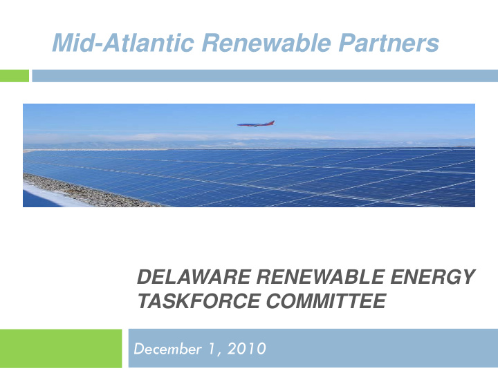 mid atlantic renewable partners