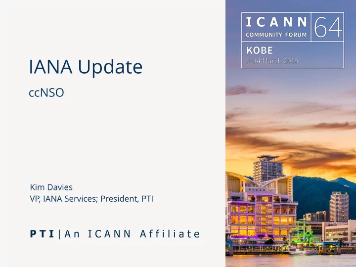 iana update