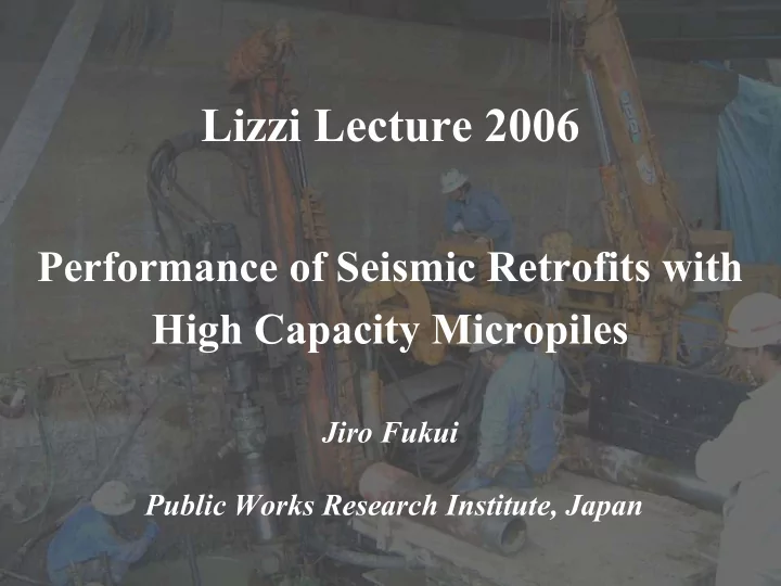 lizzi lecture 2006