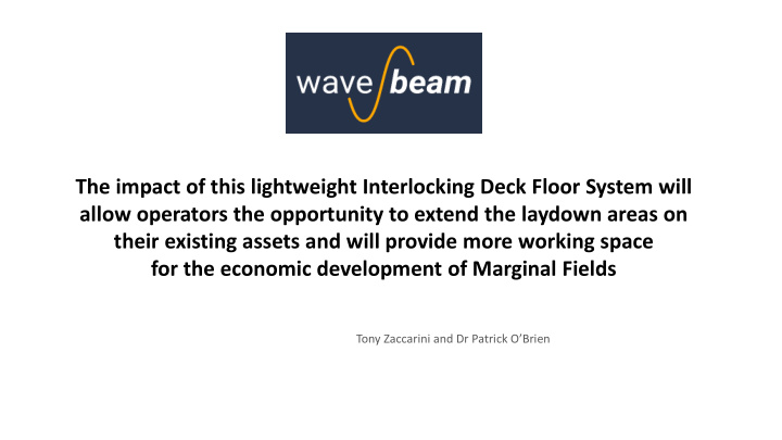the impact of this lightweight interlocking deck floor