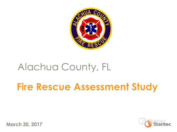 fire rescue assessment study