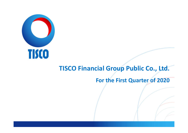 tisco financial group public co ltd