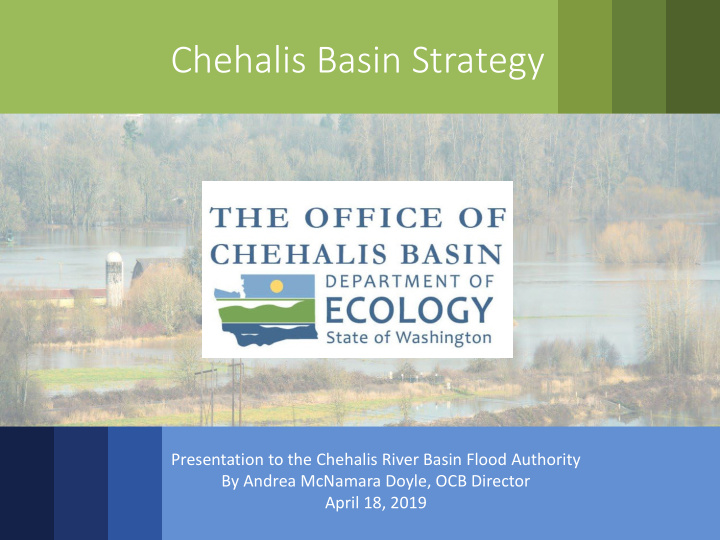 chehalis basin strategy