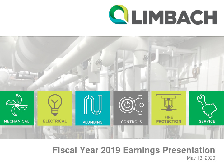 fiscal year 2019 earnings presentation