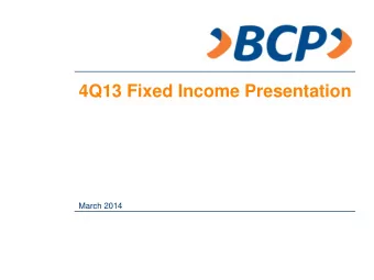 4Q13 Fixed Income Presentation  March 2014  PERUS ECONOMY AND BANKING  SYSTEM  2  Highlights