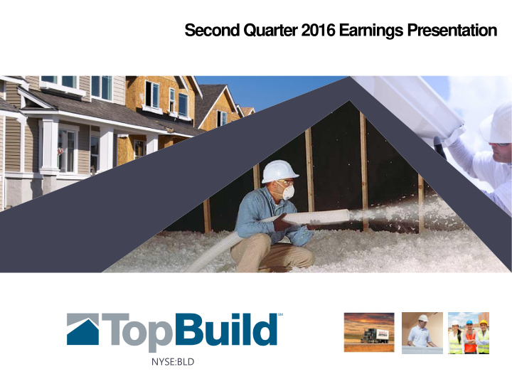 second quarter 2016 earnings presentation