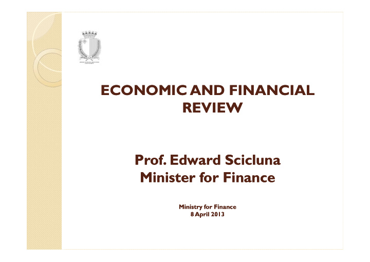 economic and financial economic and financial economic